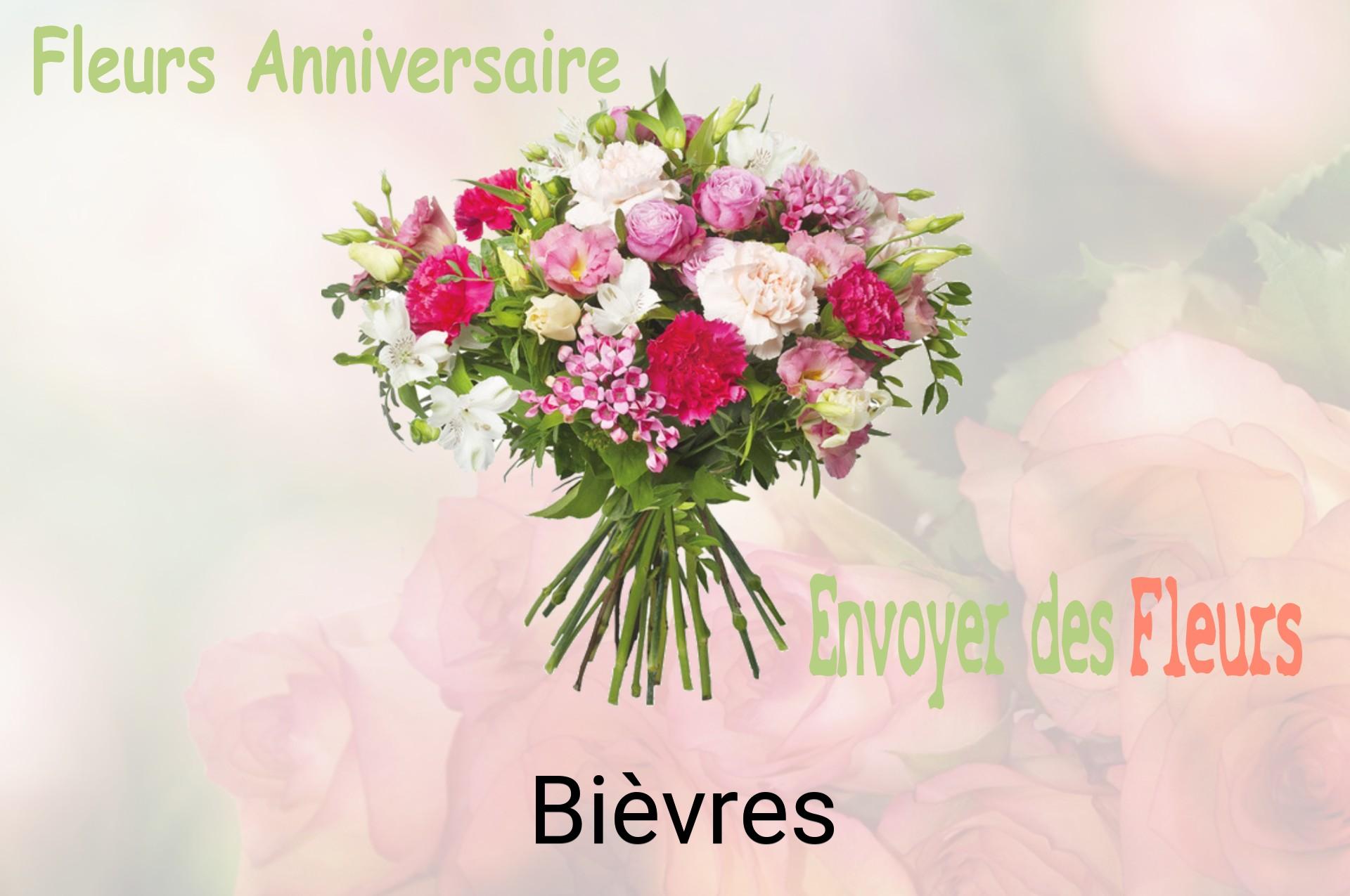 Bouquet de fleurs d’anniversaire livré à Bièvres